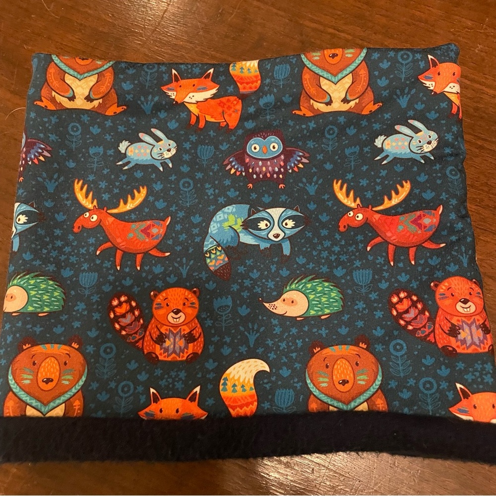 TurtleFuz | OSFM | Kids Neck Warmer | Forest Animals